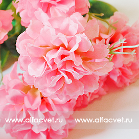 искусственные цветы букет хризантем цвета светло-розовый 9