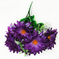 искусственные цветы букет ромашек цвета фиолетовый 7