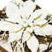 искусственные цветы рождественский венок цвета белый 6